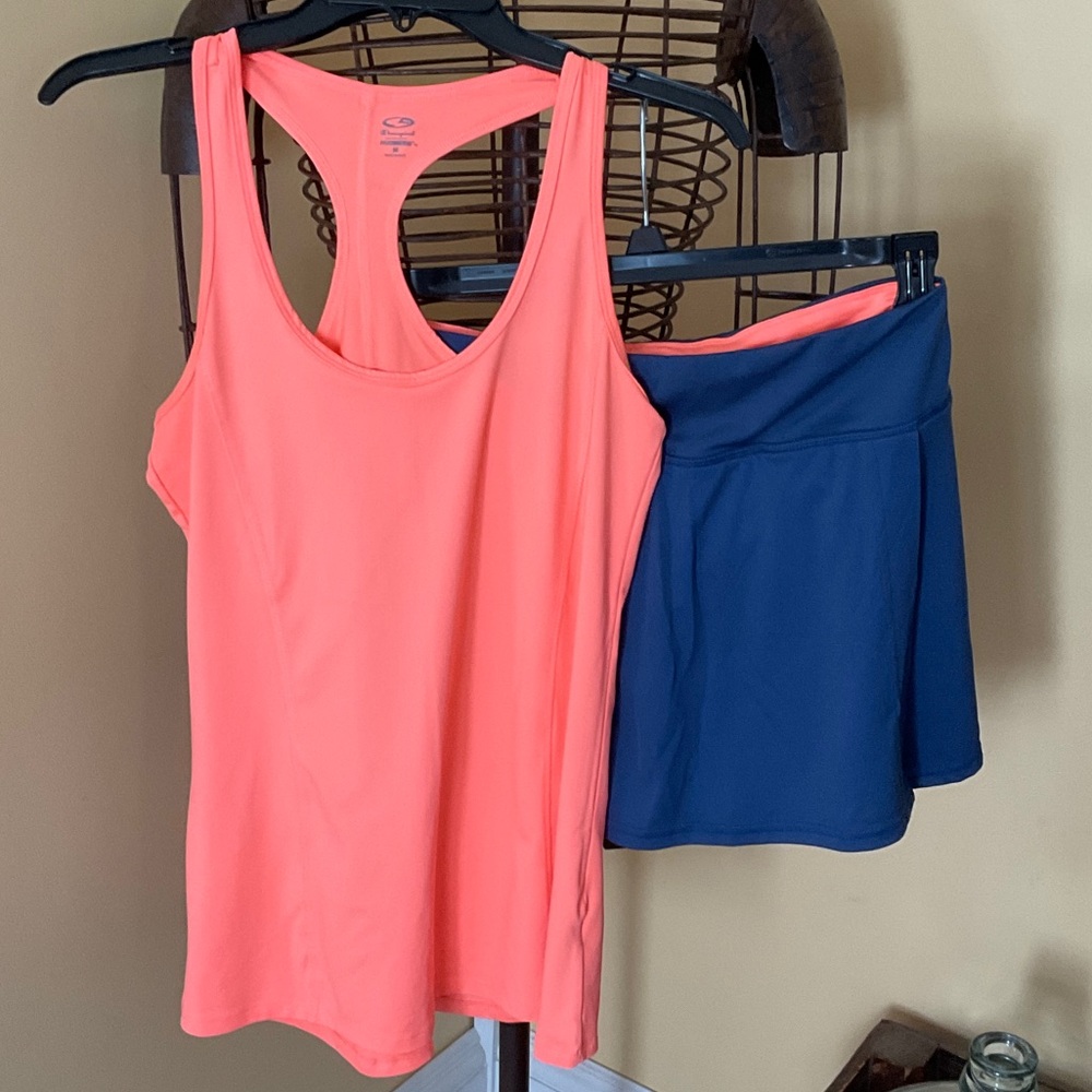 Champion Vibrant Tank Top and Skort Set